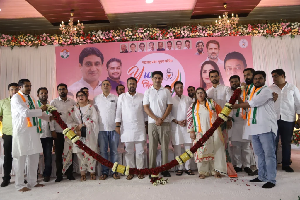 भारतीय युवक काँग्रेसचे अध्यक्ष मा. उदय भानू चिब यांच्या प्रमुख उपस्थितीत मीरा भाईंदर येथे “युवा मिलाप २०२६” कार्यक्रम उत्साहात आणि मोठ्या प्रतिसादात संपन्न झाला