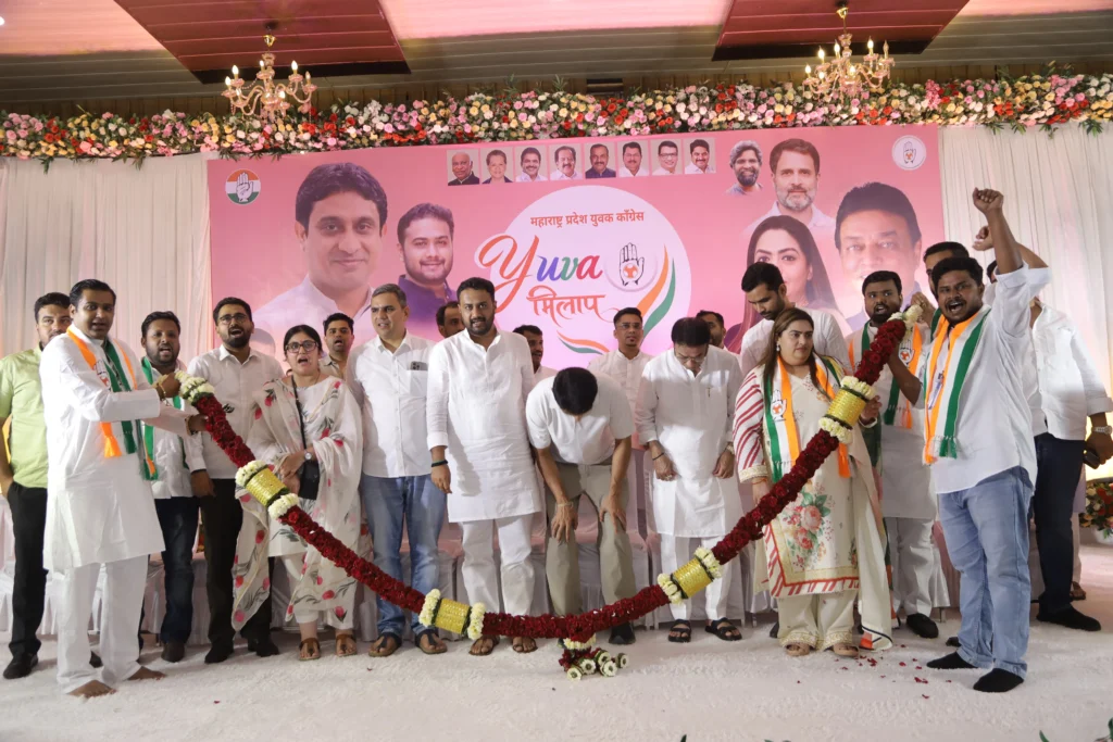 भारतीय युवक काँग्रेसचे अध्यक्ष मा. उदय भानू चिब यांच्या प्रमुख उपस्थितीत मीरा भाईंदर येथे “युवा मिलाप २०२६” कार्यक्रम उत्साहात आणि मोठ्या प्रतिसादात संपन्न झाला
